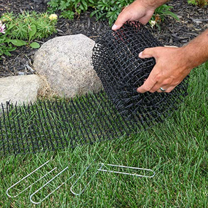 Cat Scat Mat with Spikes (14 ft. x 12 inch) with 10 Staples